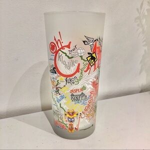 Rare Canada map ROOTS glass - limited Edition ONE of a kind perfect as gift